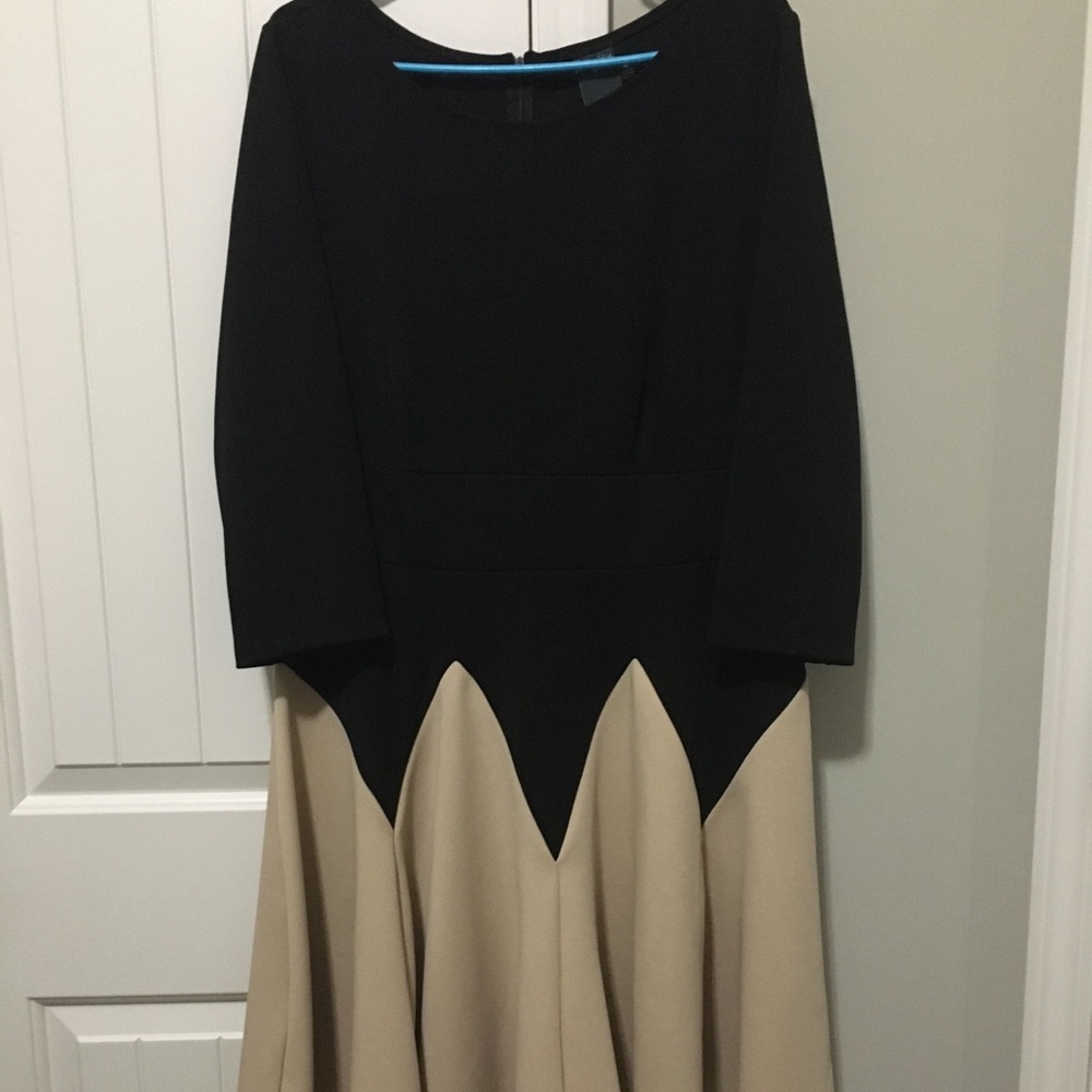 Lovely two toned women’s dress.